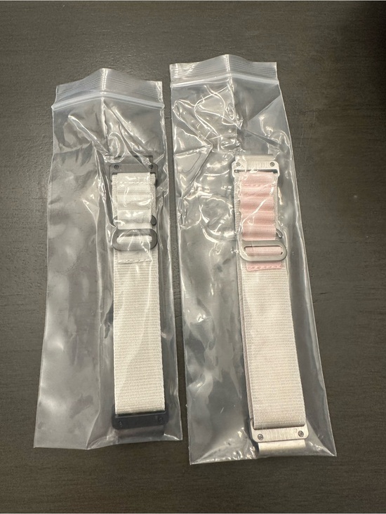 garmin Other - Two Garmin Fenix 7 Solar Watch Bands Ivory and Pink 42MM